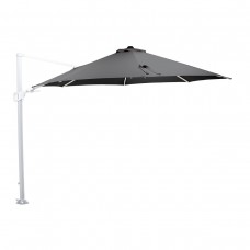 Hawaii parasol Ø350 wit/ donker grijs